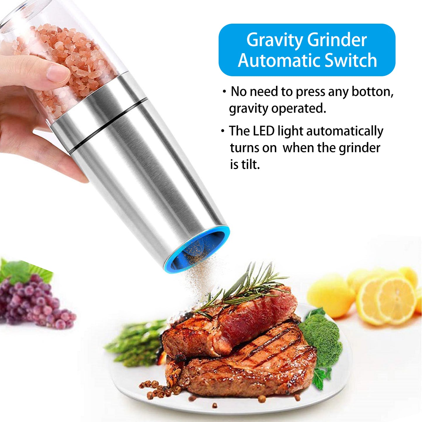 Gravity Electric Pepper Grinder