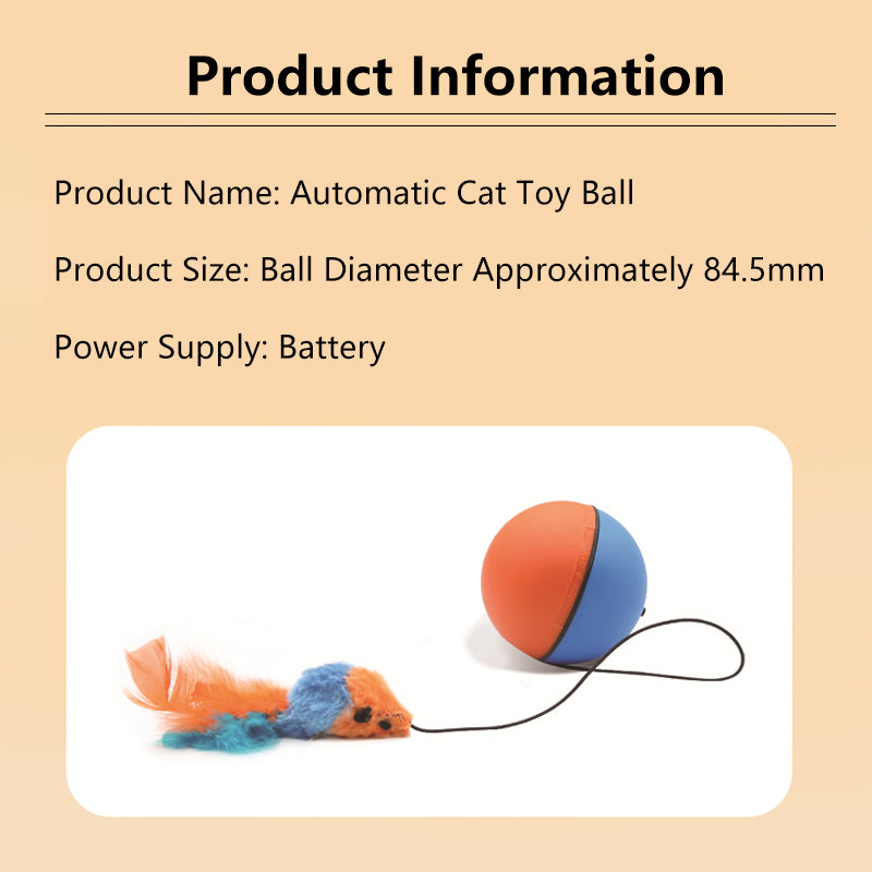 Automatic Cat Teaser Ball