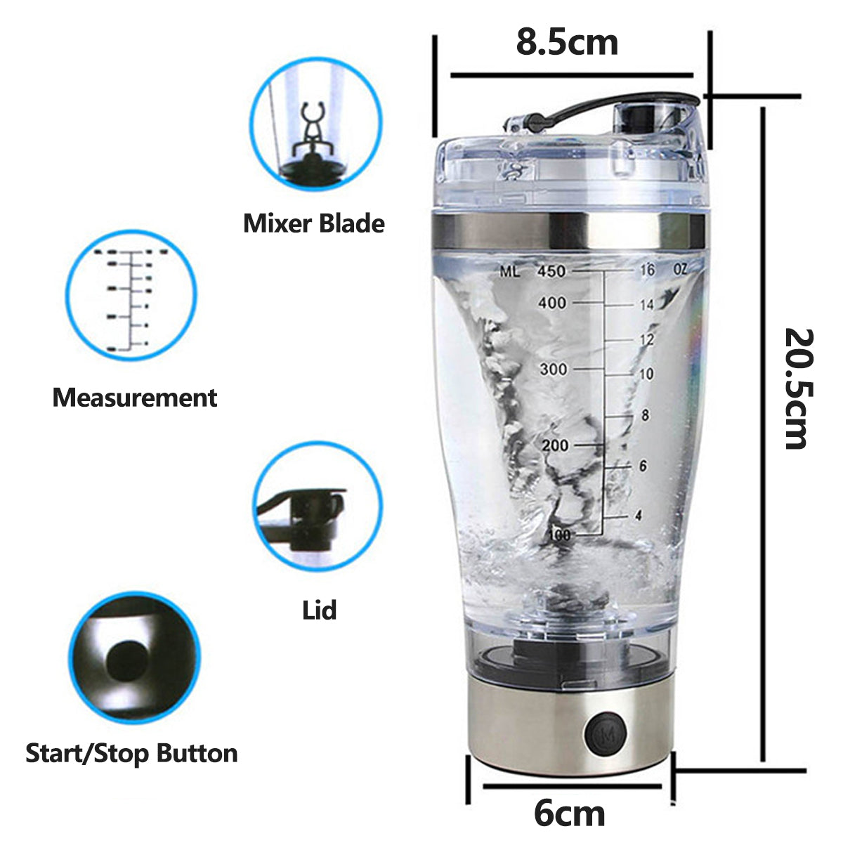 Electric Shaker Bottles